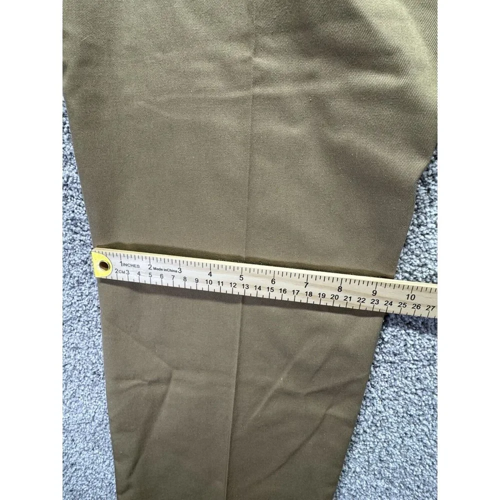 Vintage 70s Haband Tan/Brown Talon Zipper Trousers Dress Pants 36x32‎ USA Made